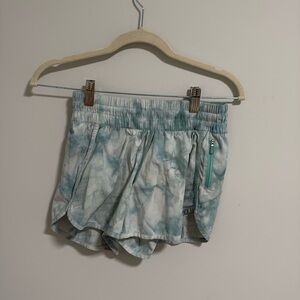 Lululemon tye-dye running shorts